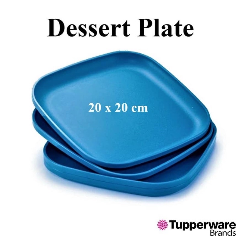Tupperware Dessert Plates (Tupperware Plates) Shopee Singapore