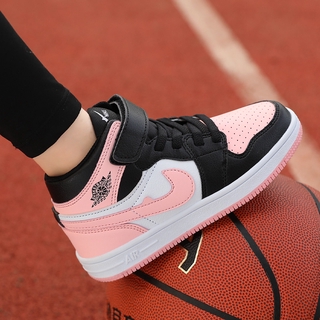 Red basketball hot sale shoes kids