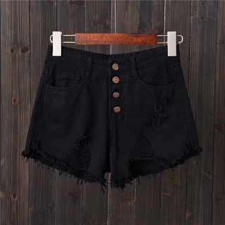 2020 Ripped Fashion High Waist Denim Short Casual Summer Women