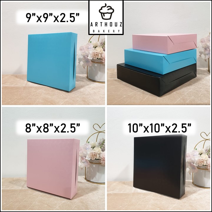 Cake Box Kotak Kek Kuih Lapis | Brownies Box | Kotak Kuih Talam ...