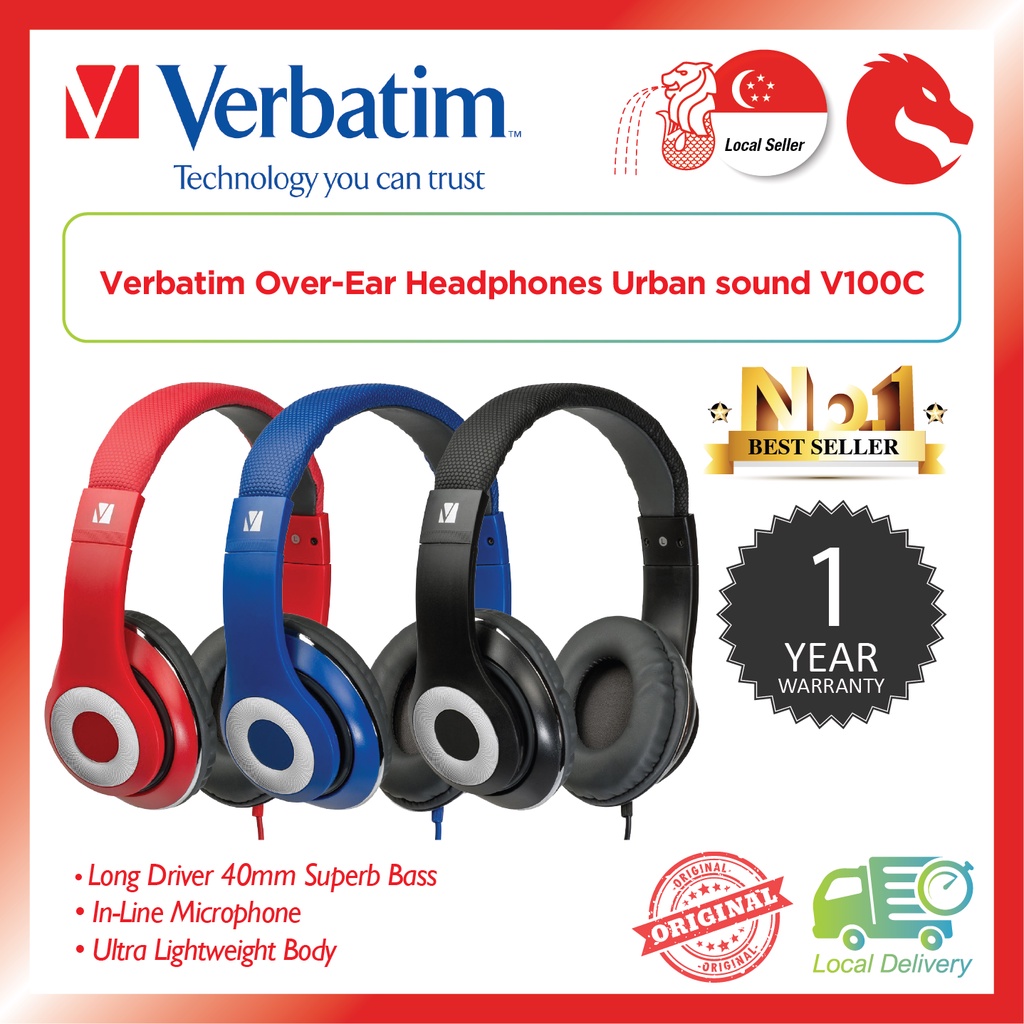 Verbatim urban sound online headphones