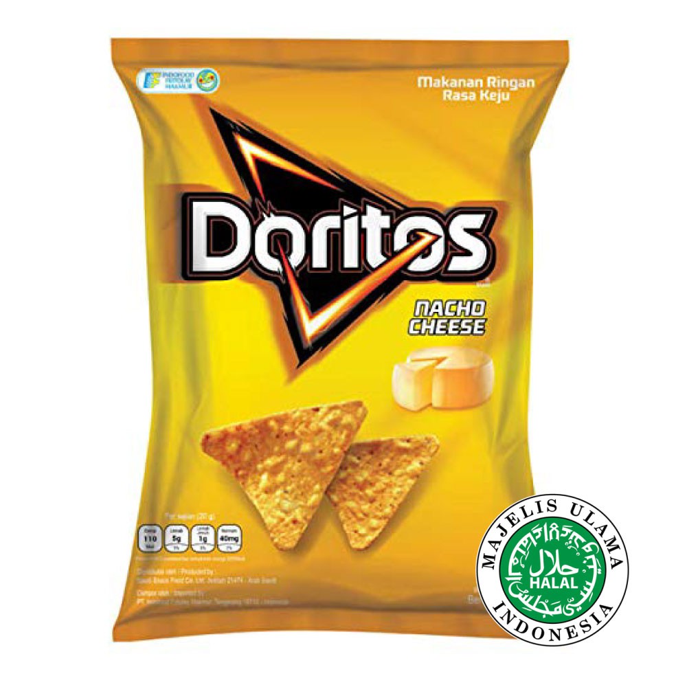 HALAL BIG DORITOS TORTILLA CHIP NACHO CHEESE 160G Shopee Singapore