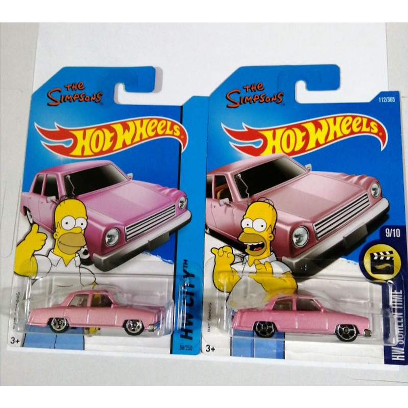 Hot Wheels The Simpsons - Pink Car | Shopee Singapore