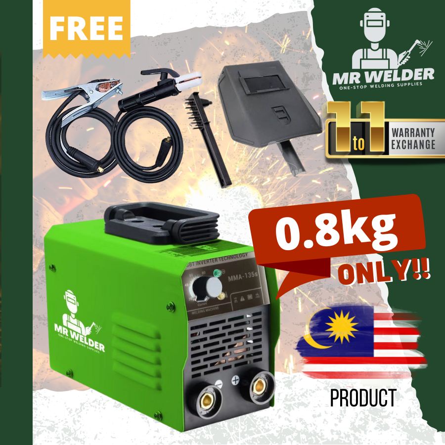 *MERDEKA MR WELDER ARC 160i IGBT Mini Inverter Welding Machine (120AMP ...