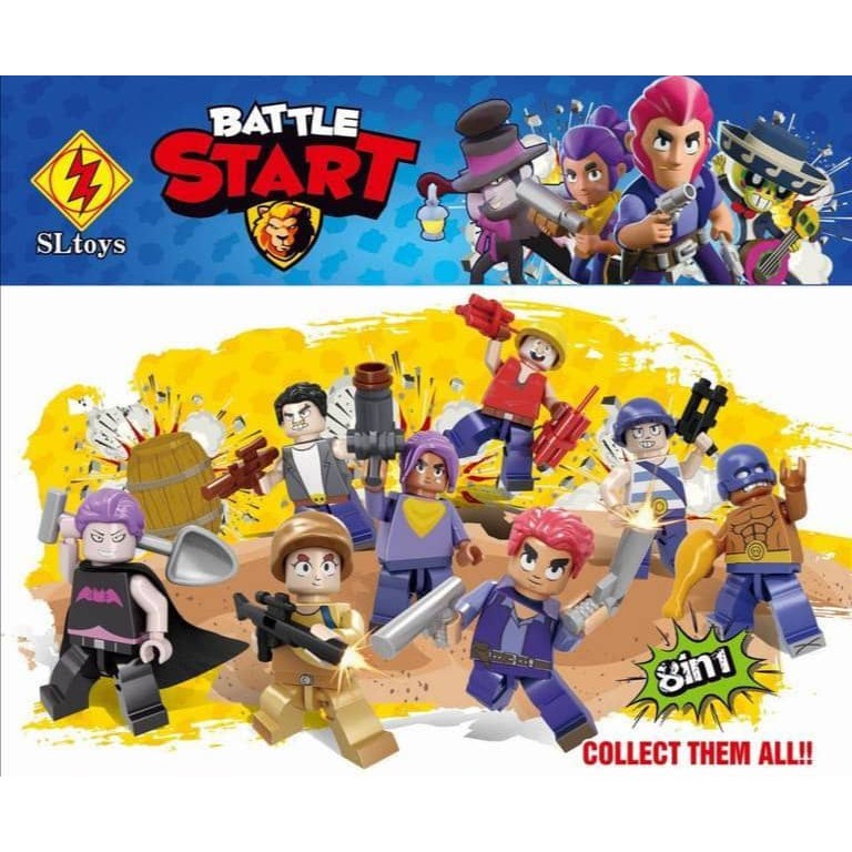 Brawl Stars Toy Single Sale Lego Figures Building Block Compatible