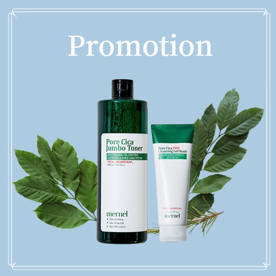 Mernel X NCT DREAM Pore Cica Jumbo Toner / Pore Cica PHA Cleansing Gel ...
