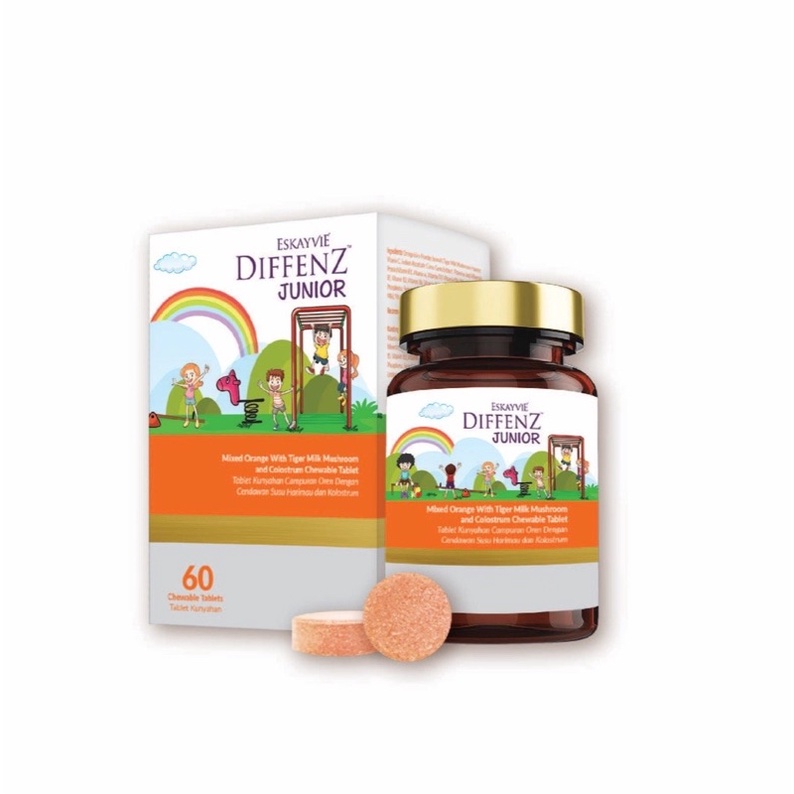 DIFFENZ JUNIOR CHEWABLE TABLET | Shopee Singapore