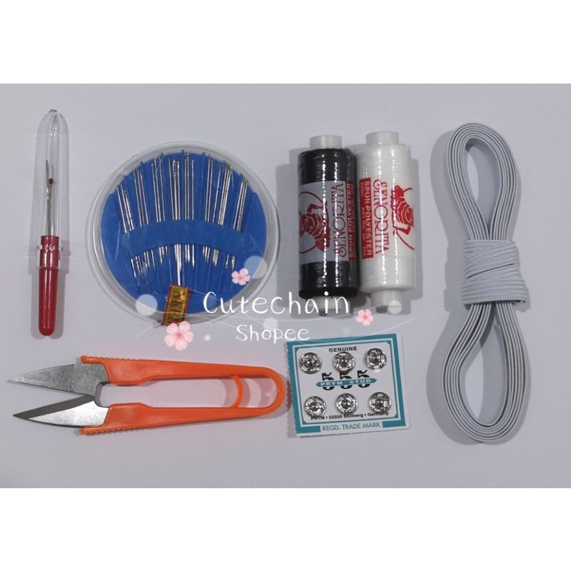 6 in 1 Tailor Set/Sewing Set/Emergency Sewing Set/Set Tukar Getah ...