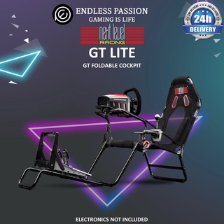 Next Level Racing F-GT Elite Aluminum Simulator Cockpit - Wheel Plate  Edition (NLR-E001)