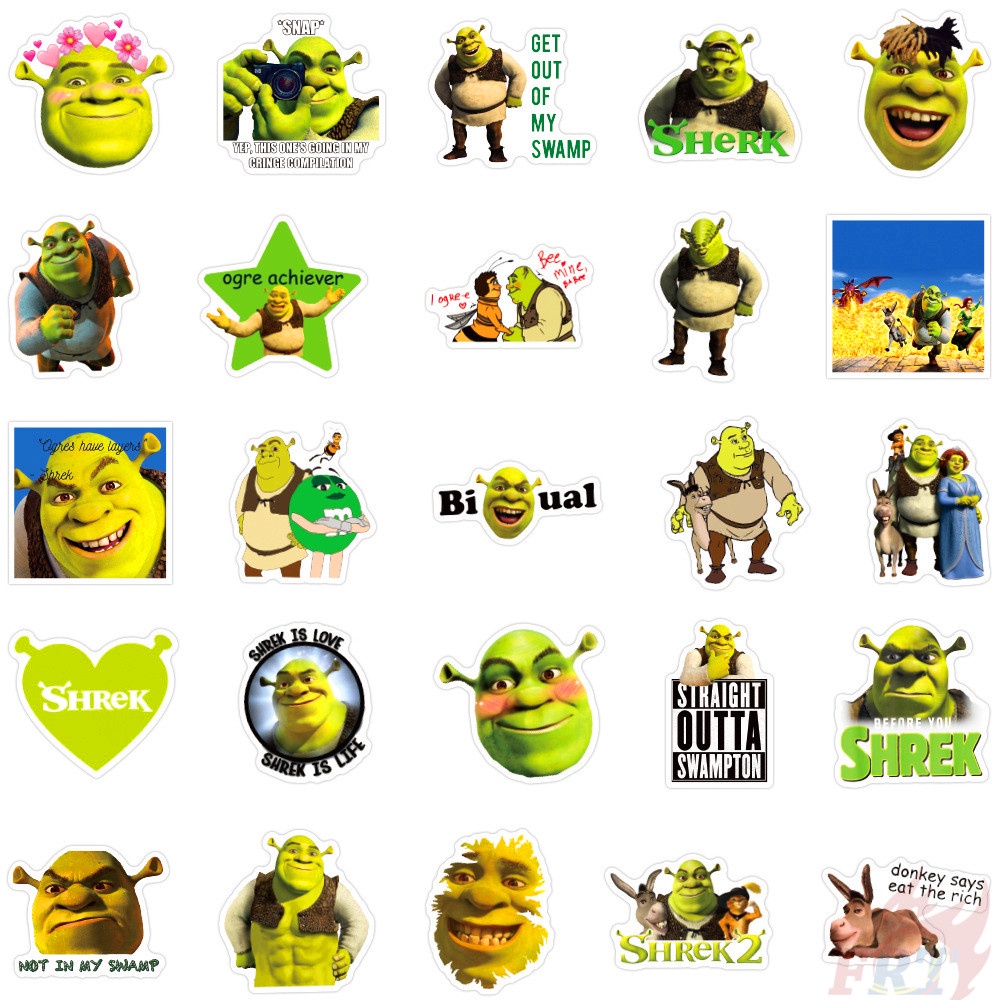 Shrek stickers hotsell