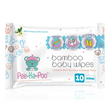 Next Work Day Delivery! 1 PACK (10 Pcs Wipe) Peekapoo Pee Ka Poo Hand ...