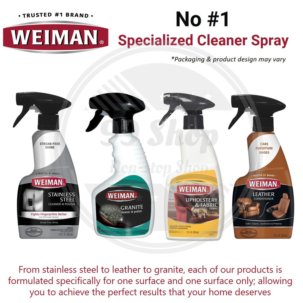 Weiman Cleaner & Conditioner Series 355ml Leather Cleaner & Conditioner