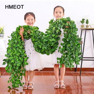 10/5m Artificial Vine Plants Hanging Ivy Green Turtle Leaves LED String  Lights Garland Fake Flowers Home Garden Wall Decoration