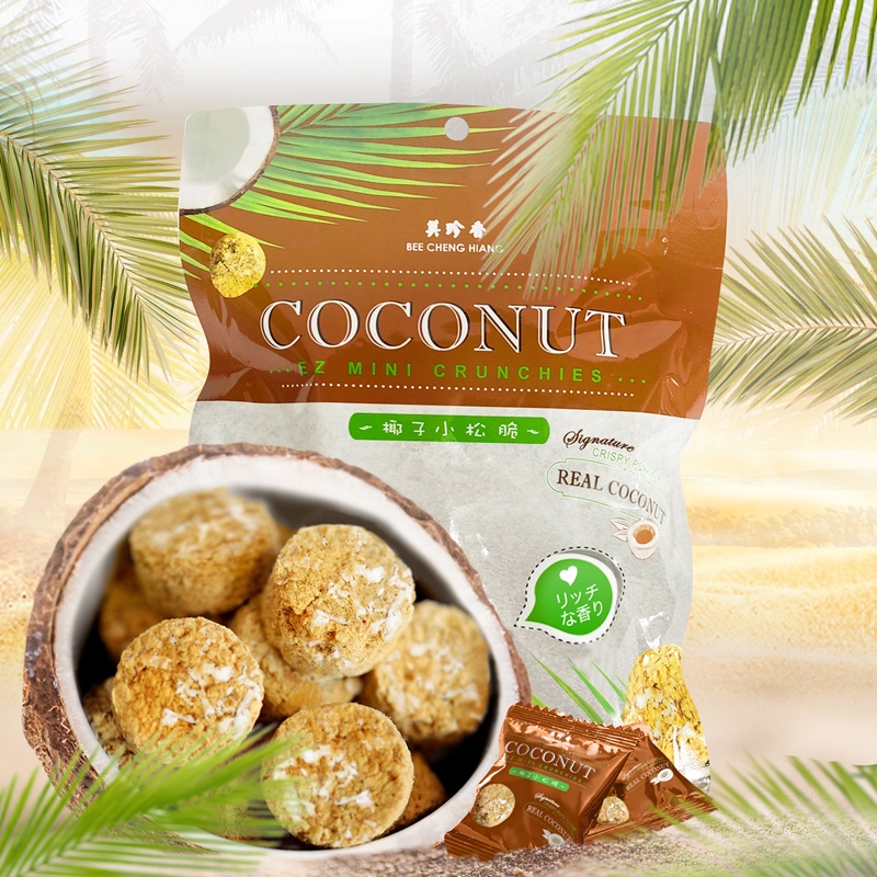Bee Cheng Hiang Coconut EZ Mini Crunchies (60g/Pkt) | Shopee Singapore