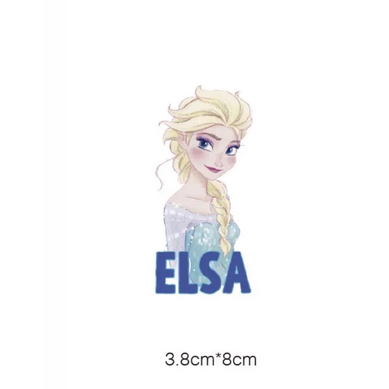 Heat transfer pattern DIY handicraft clothes patch cloth sticker Elsa ...