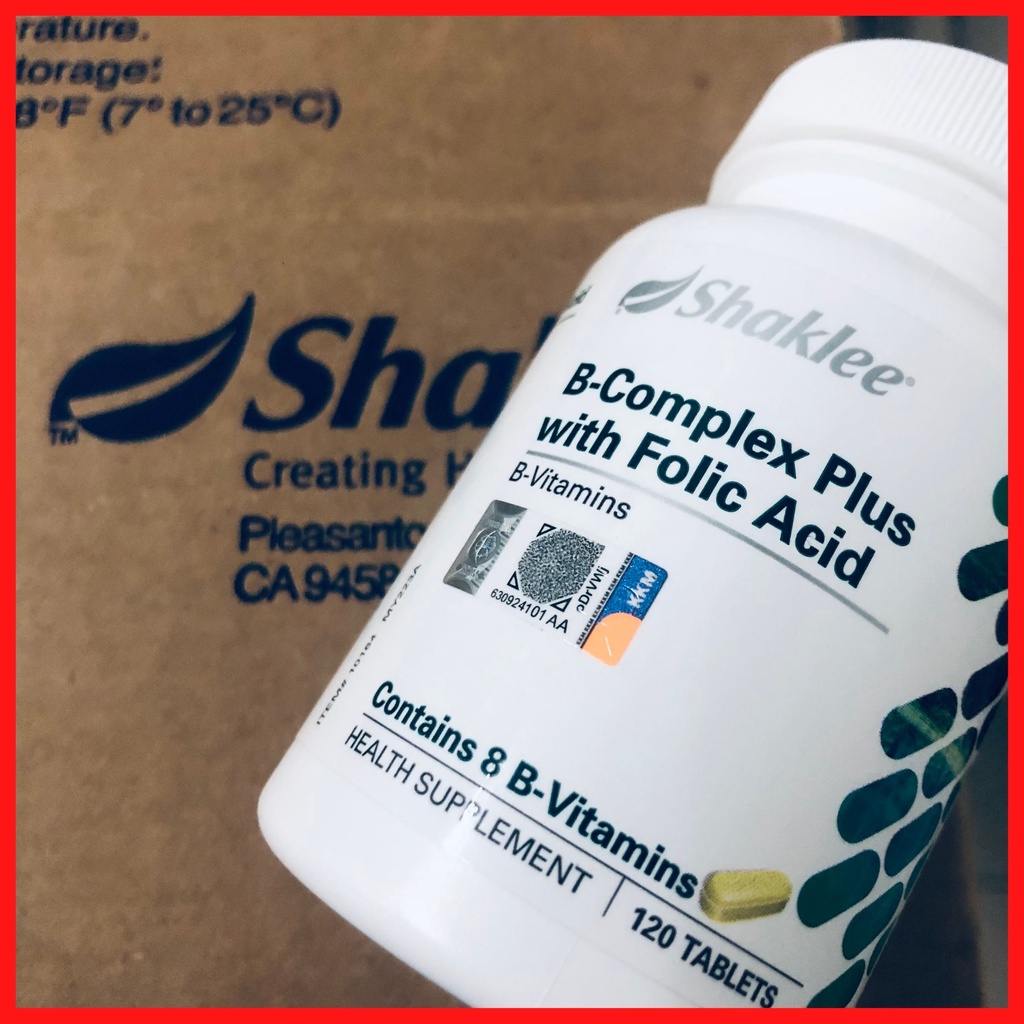 SHAKLEE Vitamin B Complex With Folic Acid (120 Tablets) Shopee Singapore