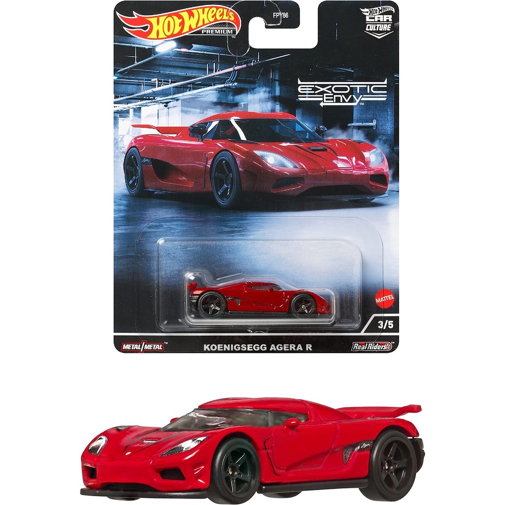 (Premium Rubber Wheels) Hot Wheels 1/64 Car Culture Exotic Envy ...