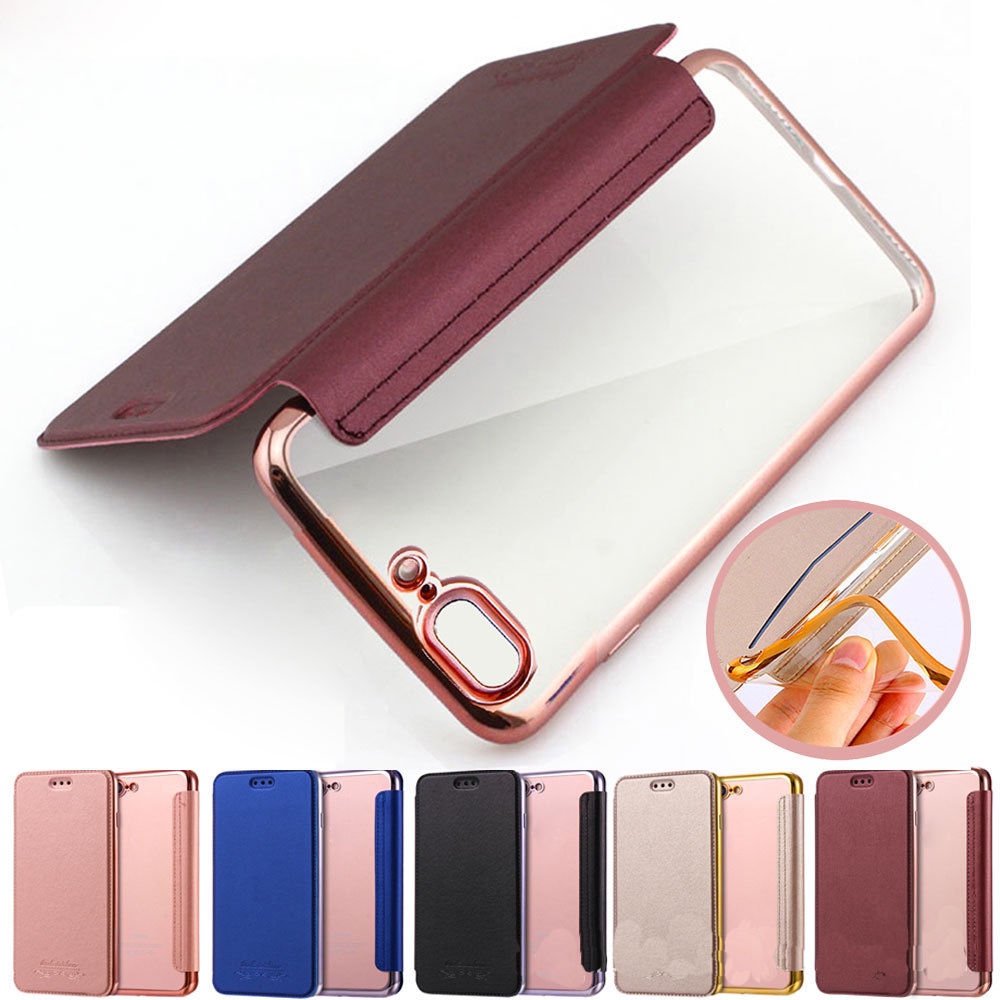 Plating PU Leather Flip Cover For iPhone 12 13 14 15 Pro Max Case Ultra