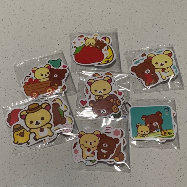 SANRIO RILAKKUMA WATERPROOF STICKER PACK | Shopee Singapore