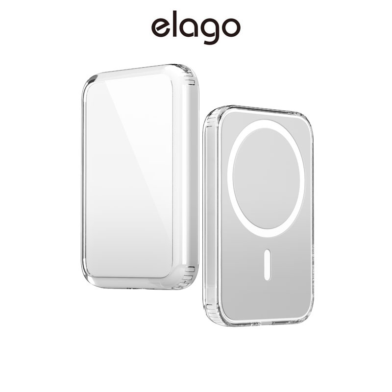 elago Hybrid Case Compatible with MS Battery Pack - Reduce Yellowing, Clear Protection [Battery Pack NOT Included]
