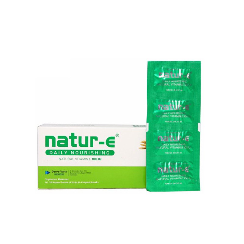 NATUR E DAILY 16'S DAN 32'S/NATU E ADVANCE/NATUR E 300 IU/ VITAMIN E/ VITAMIN KULIT/ MELEMBABKAN/MENCERAHKAN/MENGENCANGKAN - Gambar 2