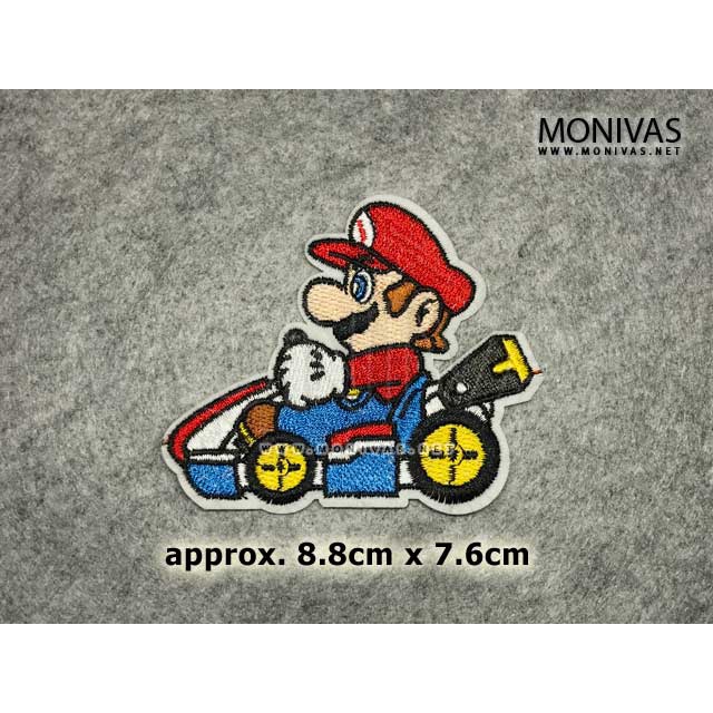 Super Mario Kart Iron On Patch DIY Nintendo Embroidery Applique ...