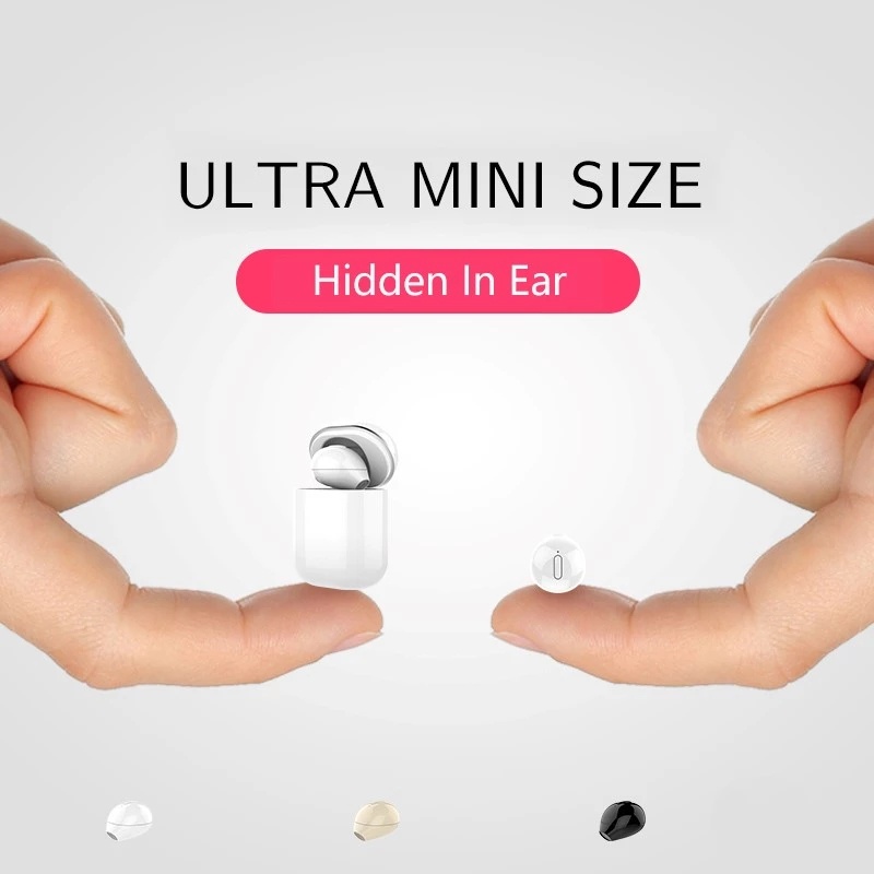 Mini TWS Wireless Bluetooth Noise Cancelling Earbuds Headphones HiFi ...