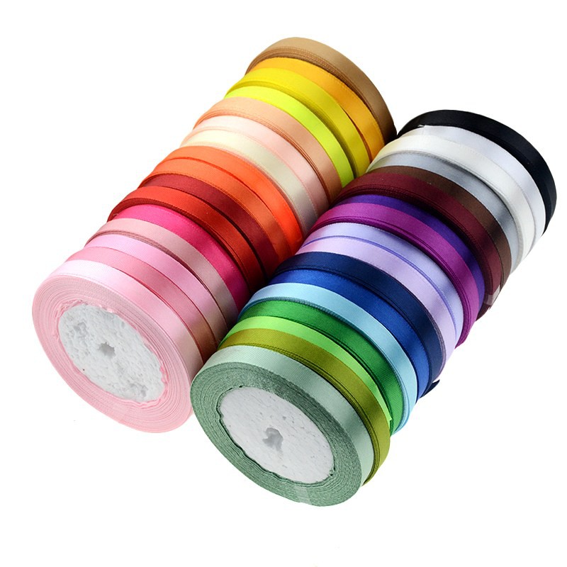 【SG SELLER】22 Metre/Roll Satin Craft Ribbon DIY Present Gift Wrap ...