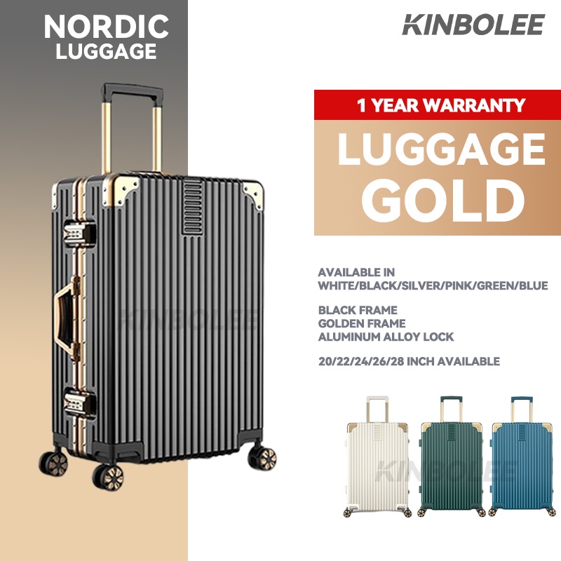 Kinbolee Big Luggage Alloy Suitcase Large Capacity Luggage Suitcase 28