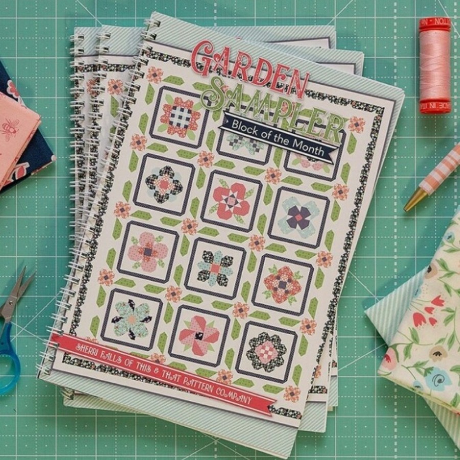 GARDEN SAMPLER BLOCK OF THE MONTH FROM IT'S SEW PATCHWORK QUILING BOOK ...