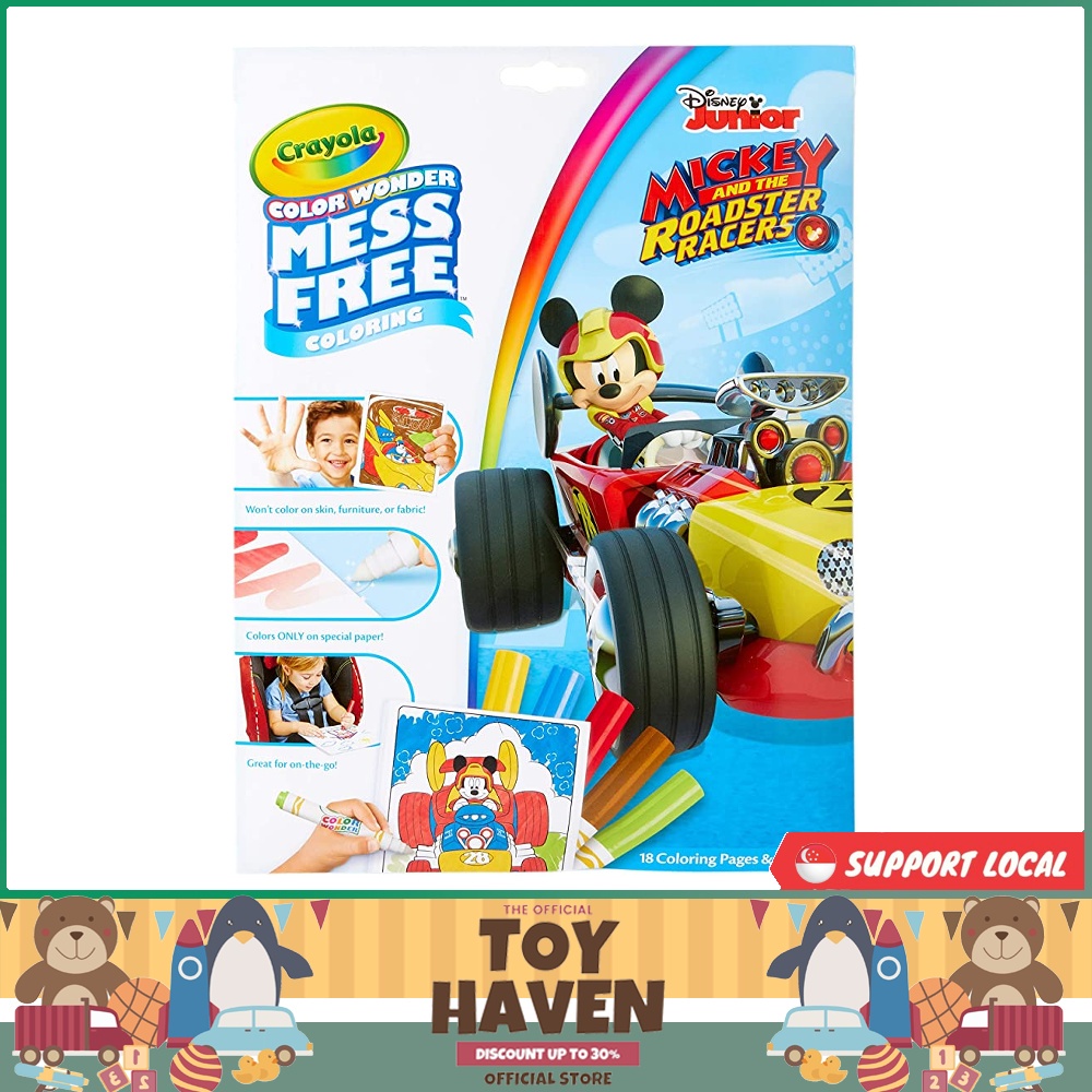 [sgstock] Crayola 757006 Colour Wonder Mess Free Mickey Mouse Roadster ...
