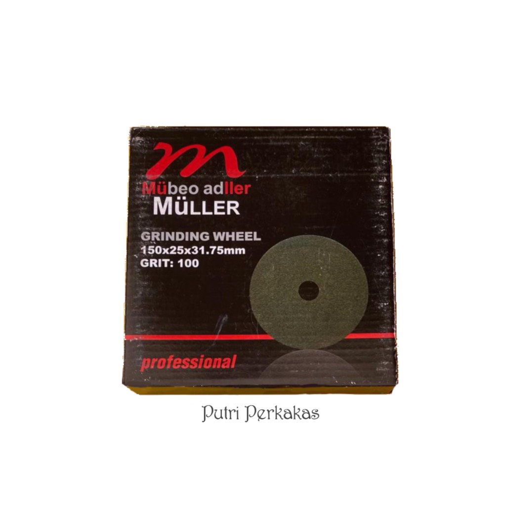 Batu Potong Gerinda Muller 6" Grit 100 - Gambar 4
