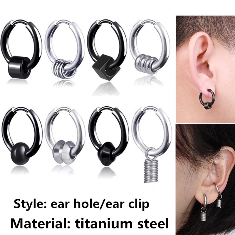 Mens on sale earring types