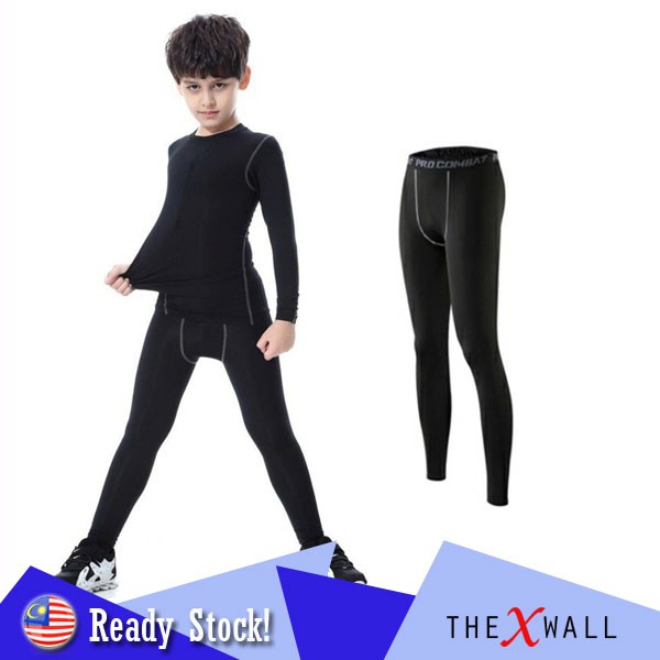  Youth Compression Pants Boys Leggings Kids Baseball