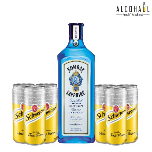 [Mix and Match] GIN LOVER Bombay Sapphire, Tanqueray Gin and Hendrick
