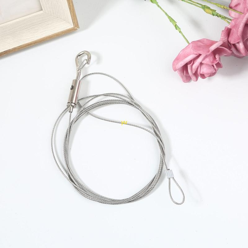 2PCS Adjustable Picture Hanging Wire with Hook Stainless Steel