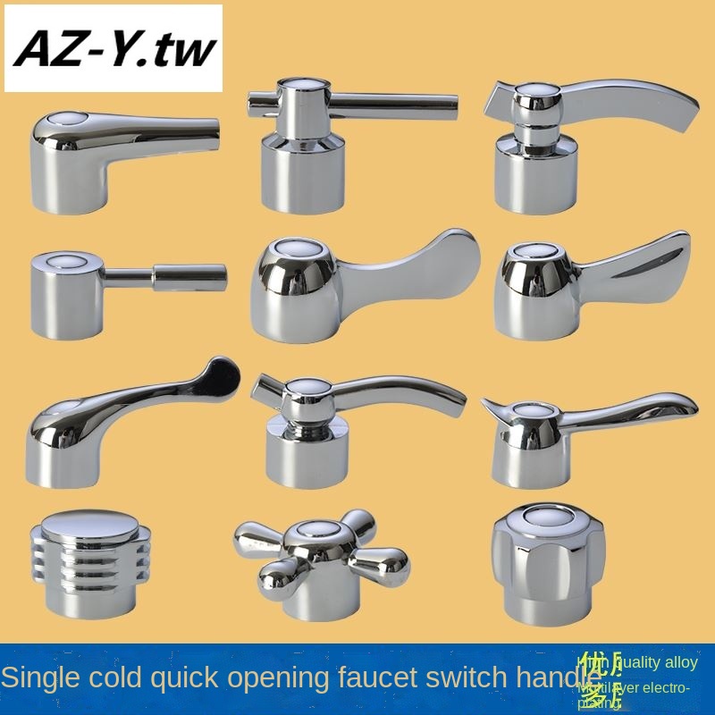 Faucet Handle Switch Accessories Triangle Valve Small Nozzle Quick Open ...