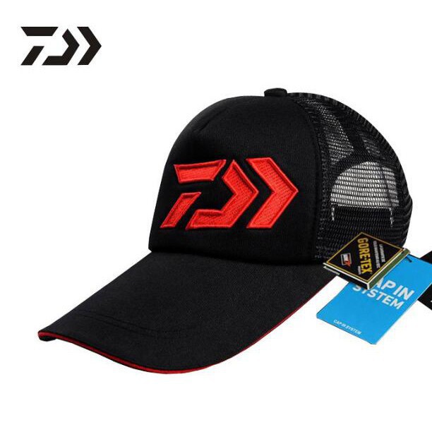 DAIWA Fishing Hat Breathable Nets Snapback Cap Outdoor AntiUV Fisherman Hats Shopee Singapore