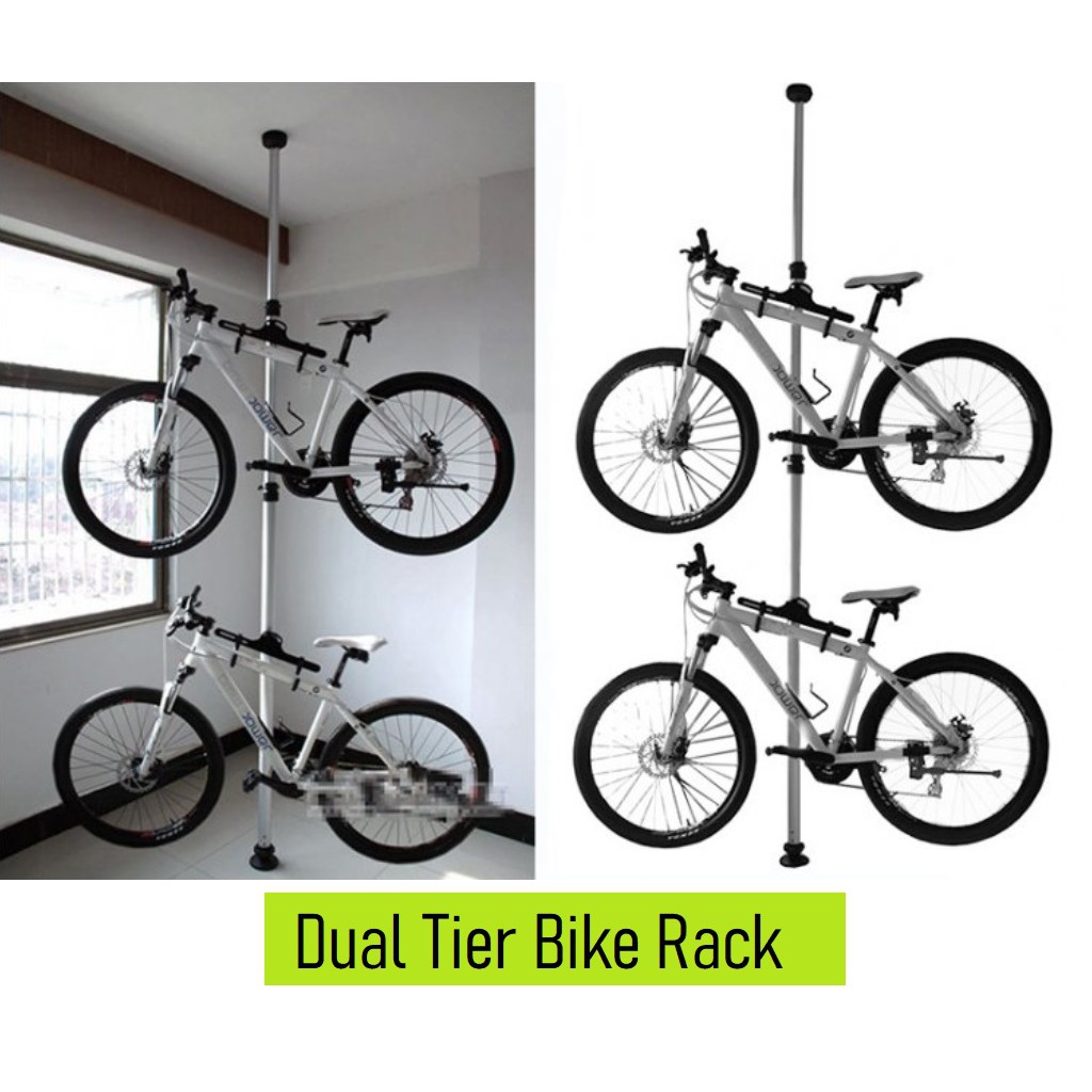 Dual bicycle rack sale