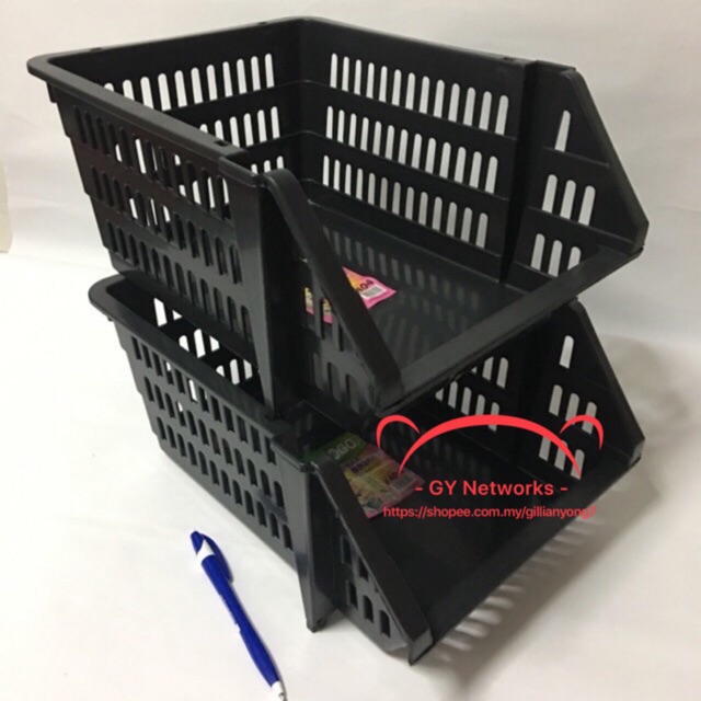 G1 - 1 Pcs Toyogo T 7404 Space Basket Stackable Visual Tray (Large ...