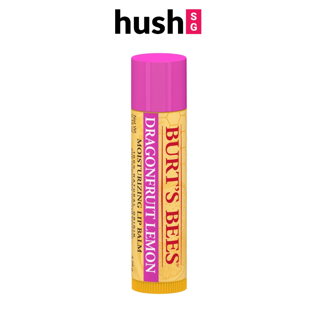 BURT'S BEES Moisturizing Lip Balm Dragonfruit Lemon 4.25g Shopee