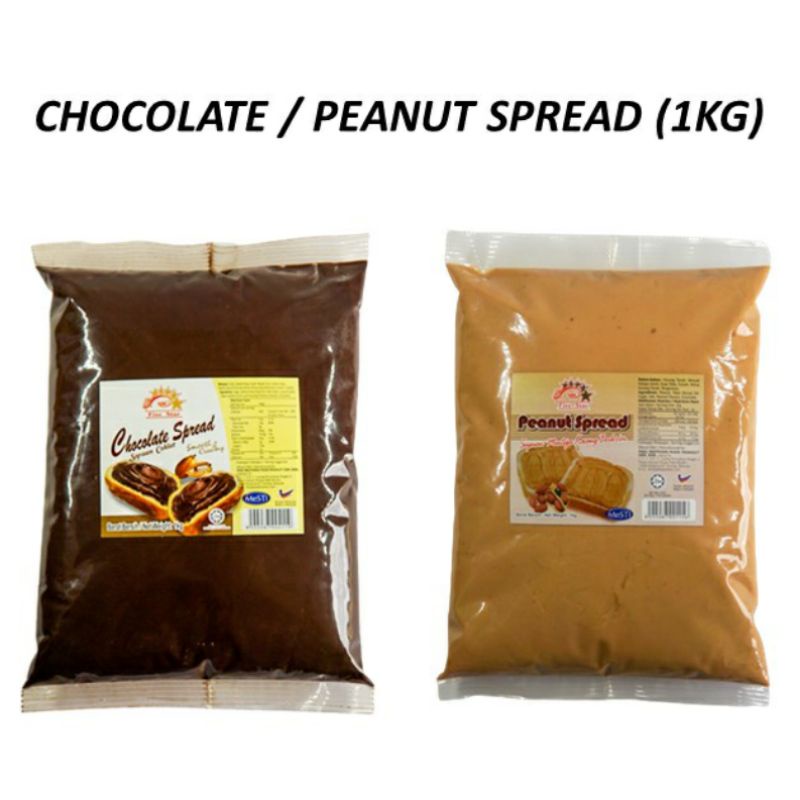 FIVE STAR Chocolate Spread Paste/ Peanut Spread Paste 1kg | Shopee ...