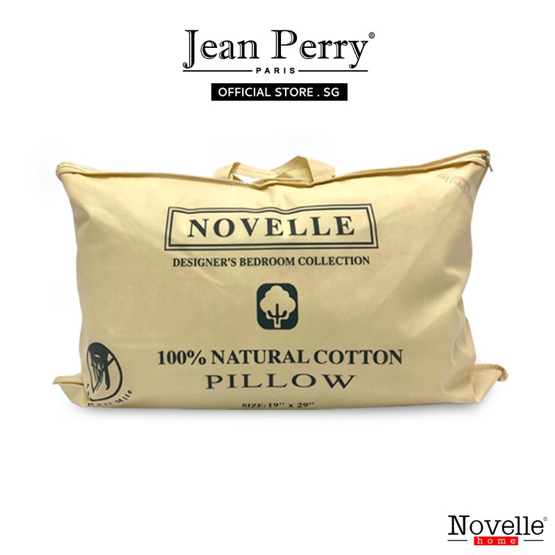 Novelle Cotton Pillow I Neck Support Pillow I Cooling Pillow I Soft Pillow Shopee Singapore