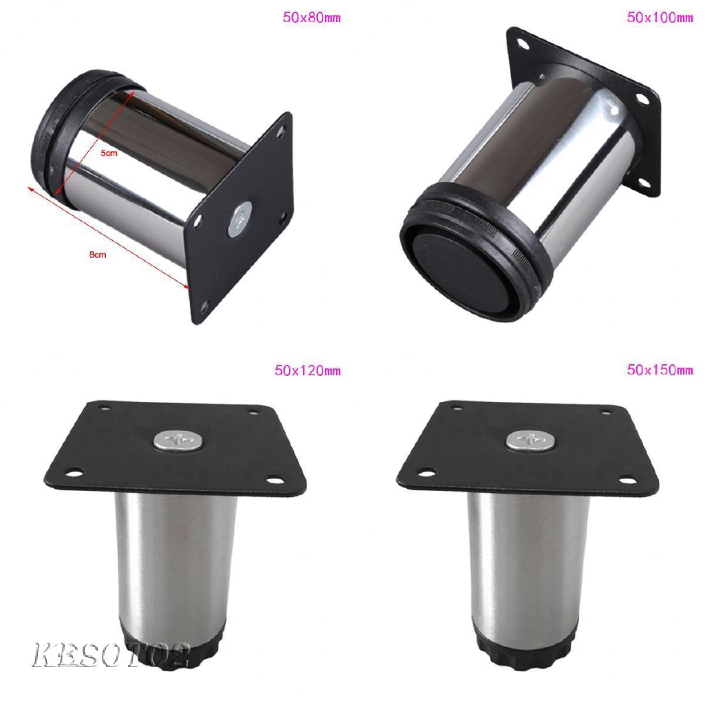 Stainless Steel Adjustable Furniture Legs Metal Round Sofa Table