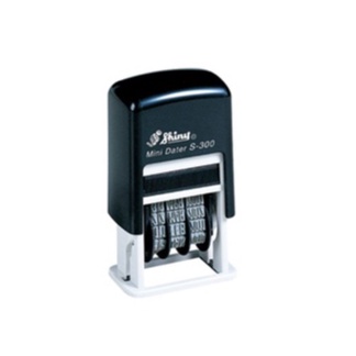 Shiny S300 Self-inking Mini Date Stamp 