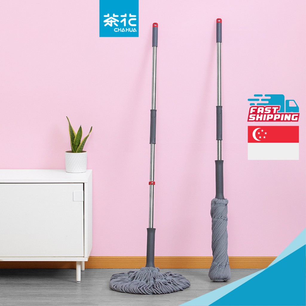CHAHUA *Lowest Price* [SG Ready Stock] Self Wringing Mop Hand Washing Free Mop Floor