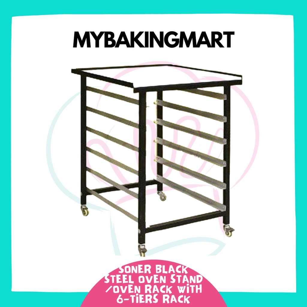 Mybakingmart | ETA MAC 2021 Soner Black Steel Oven Stand /Oven Rack ...