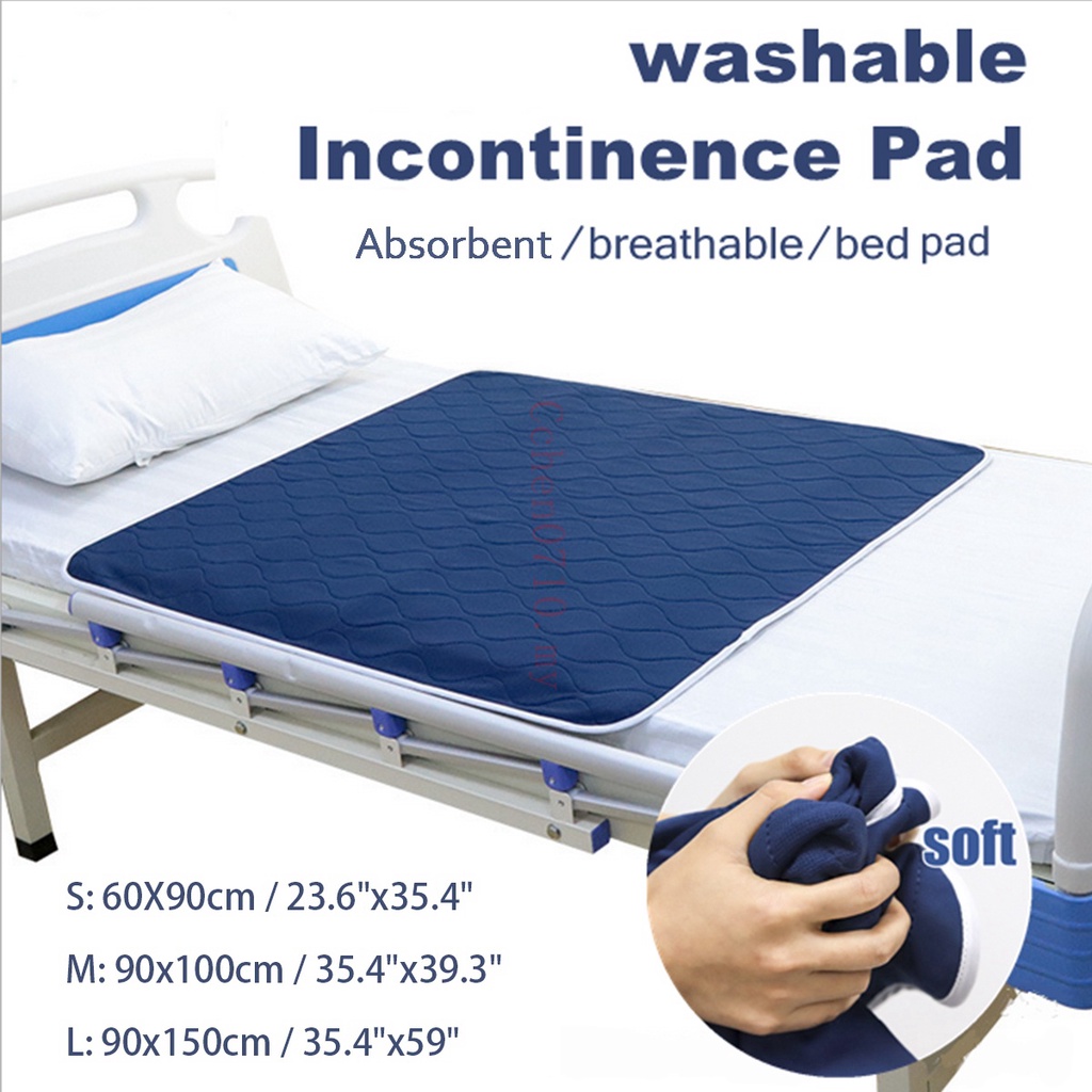 Waterproof mat Washable Incontinence Bed Pad Reusable Absorbent Wetting