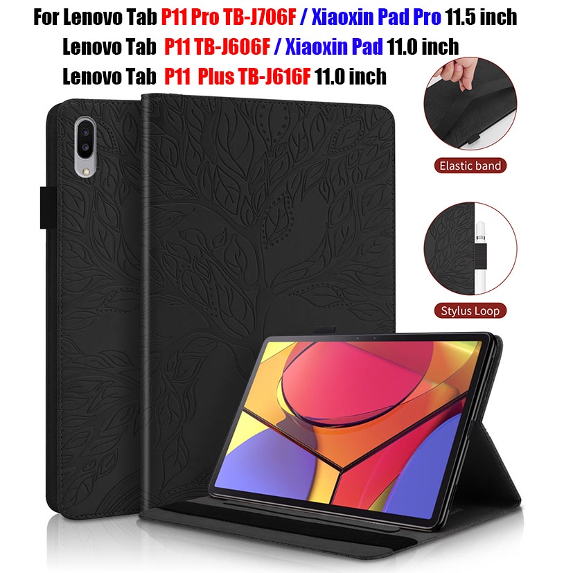For Lenovo Tab P11 Pro Case 11 Inch  TB-J607F  2021Pad Pad Plus 11 Inch , Slim Lightweight Smart Cover Tri Fold Stand Folio 11 Tablet Released 2021 Blue