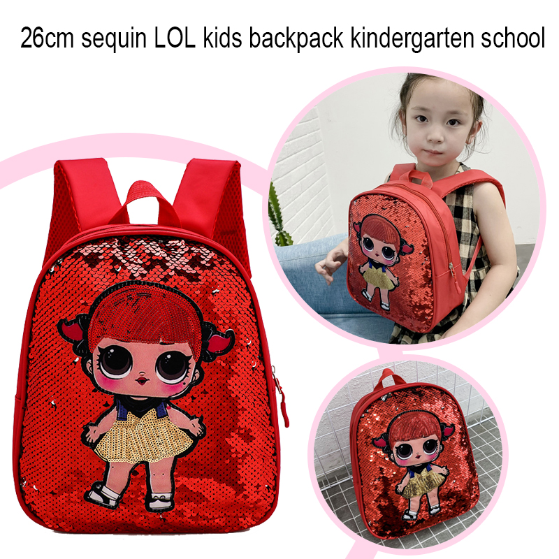 Lol Surprise Kids Backpack School Bag Beg Sekolah Children For